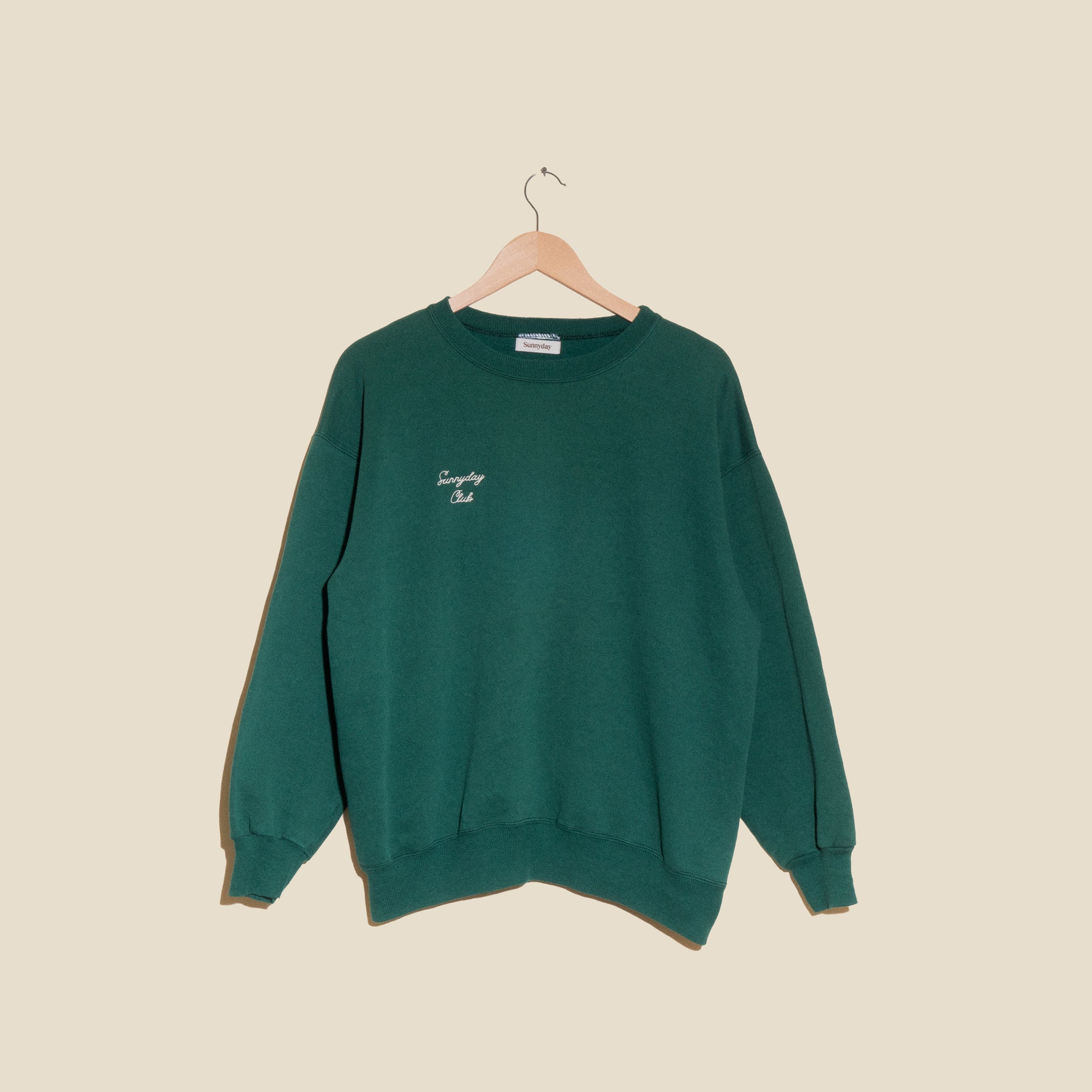 Forest Green Vintage Sweatshirt L